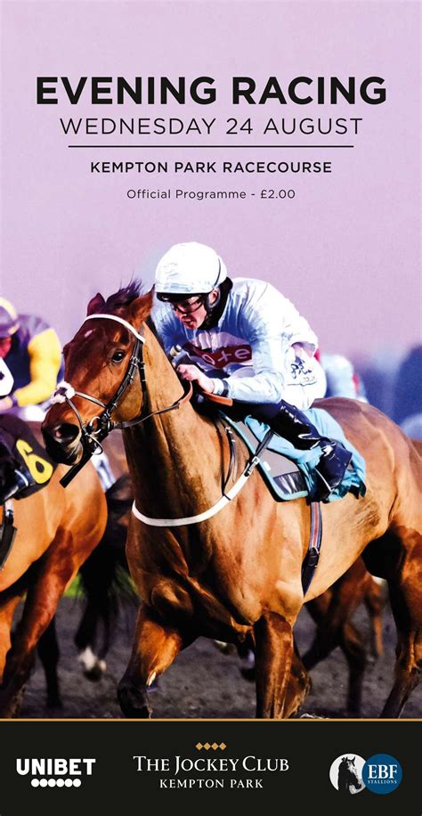 Kempton Park Racecard .